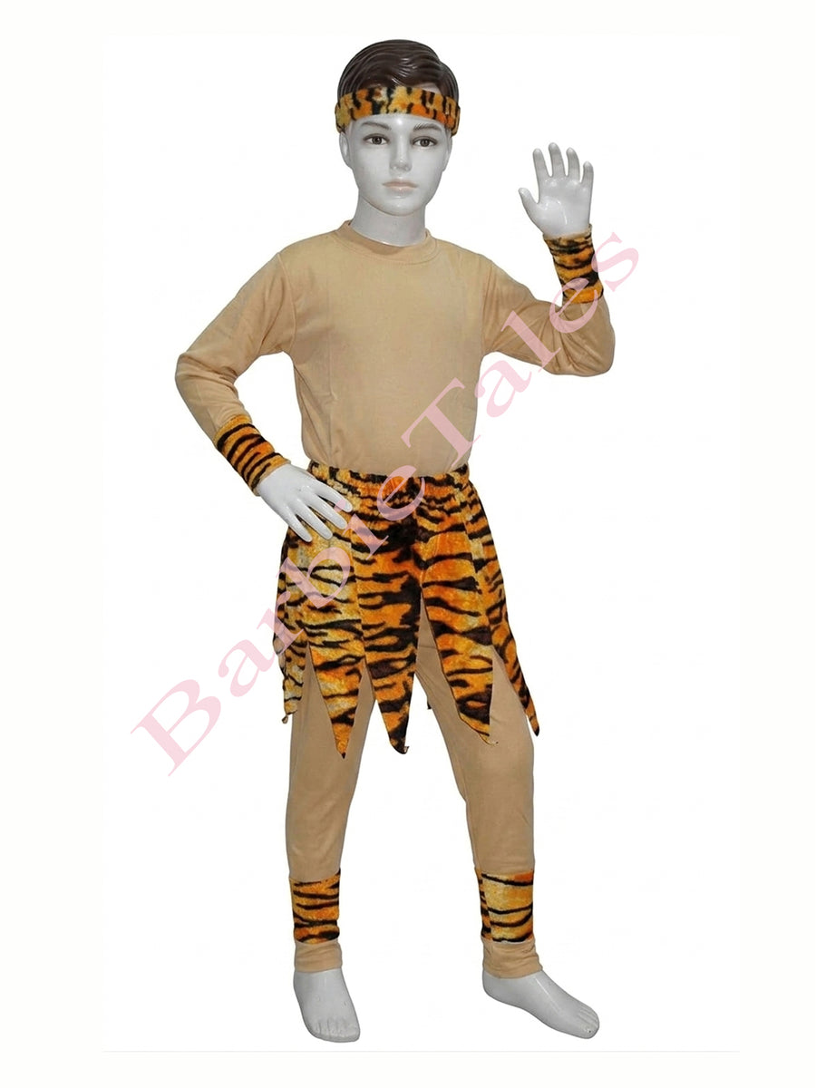 Tribal Boy Kids Fancy Dress Costume