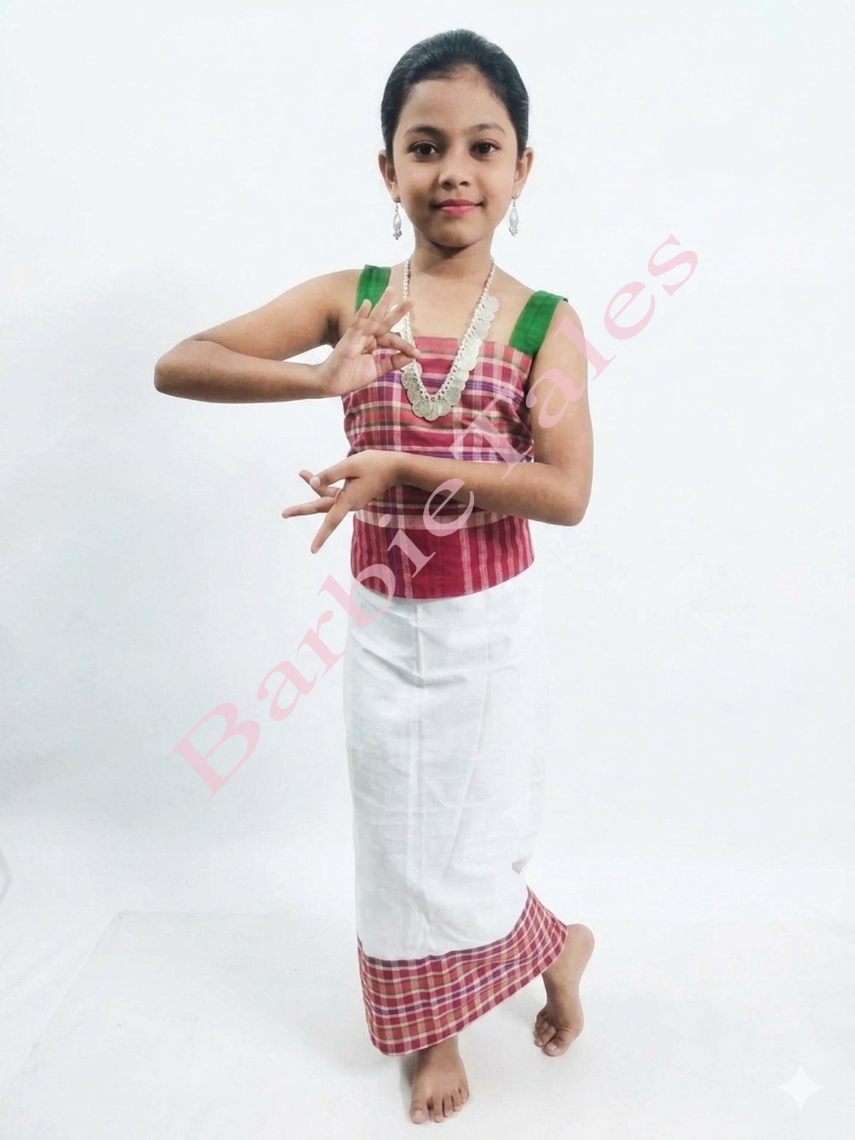 Tripura Girl Fancy Dress for Kids Indian State