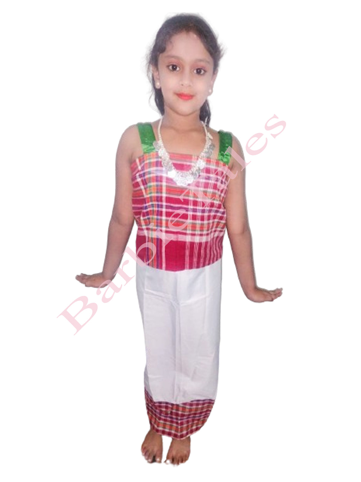 Tripura Girl Fancy Dress for Kids Indian State