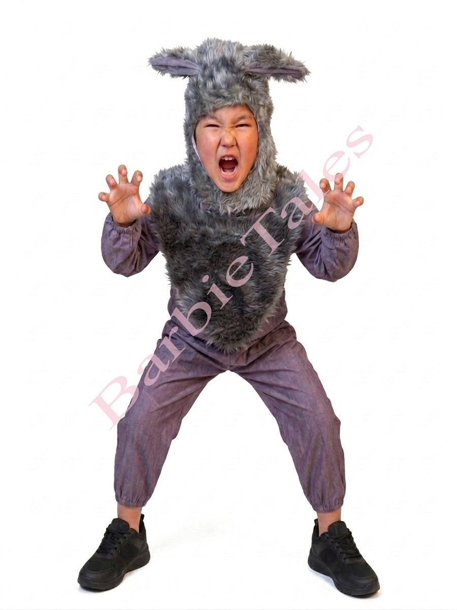 Wolf Animal Kids Fancy Dress Costume