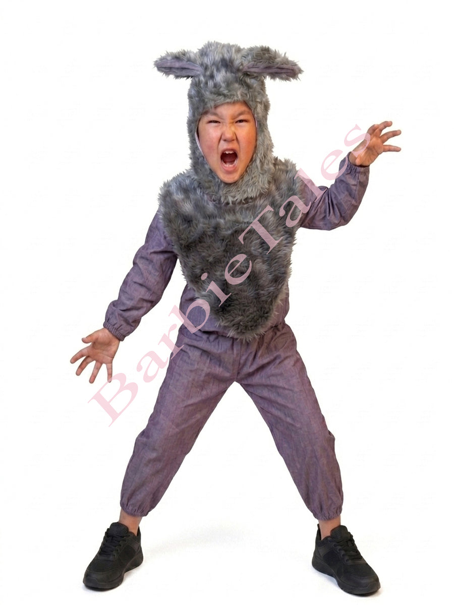 Wolf Animal Kids Fancy Dress Costume