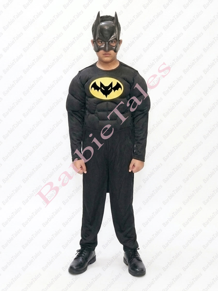 Batman Superhero Kids Fancy Dress Costume - Muscular