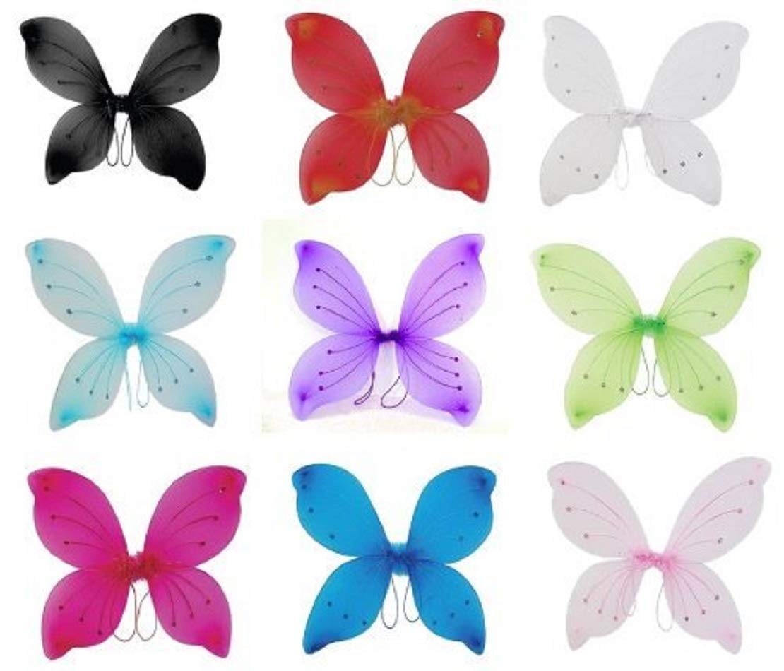 Butterfly Wings For Kids - Mixed Colors (5Nos - Set)
