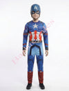 Captain America Avengers Kids Fancy Dress Costume - Muscular