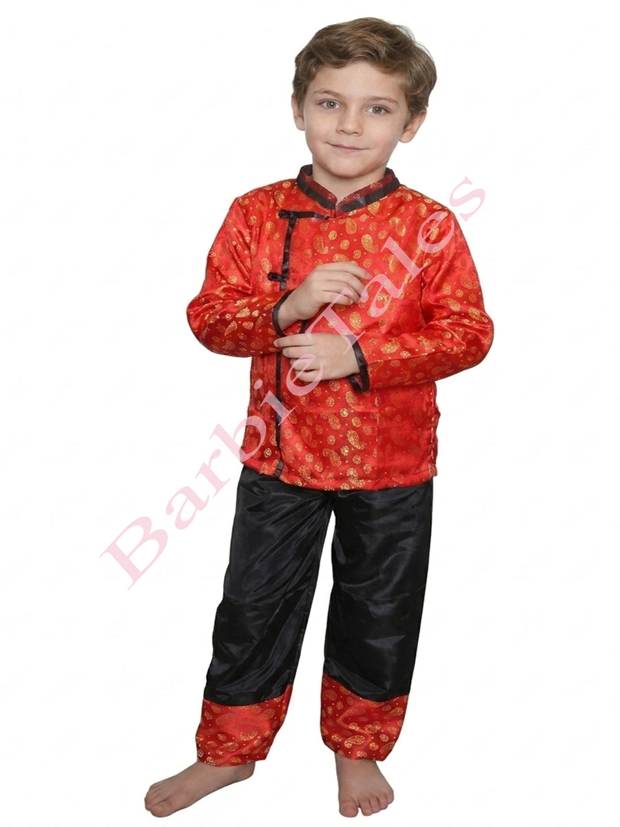 Chinese Boy Kids Fancy Dress Costume