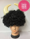 Horn Curly Hair wig