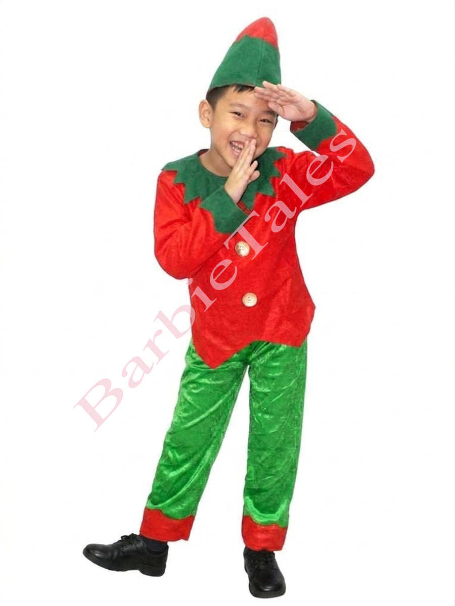 Elfs Fancy Dress  Costume For Kids