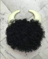 Horn Curly Hair wig
