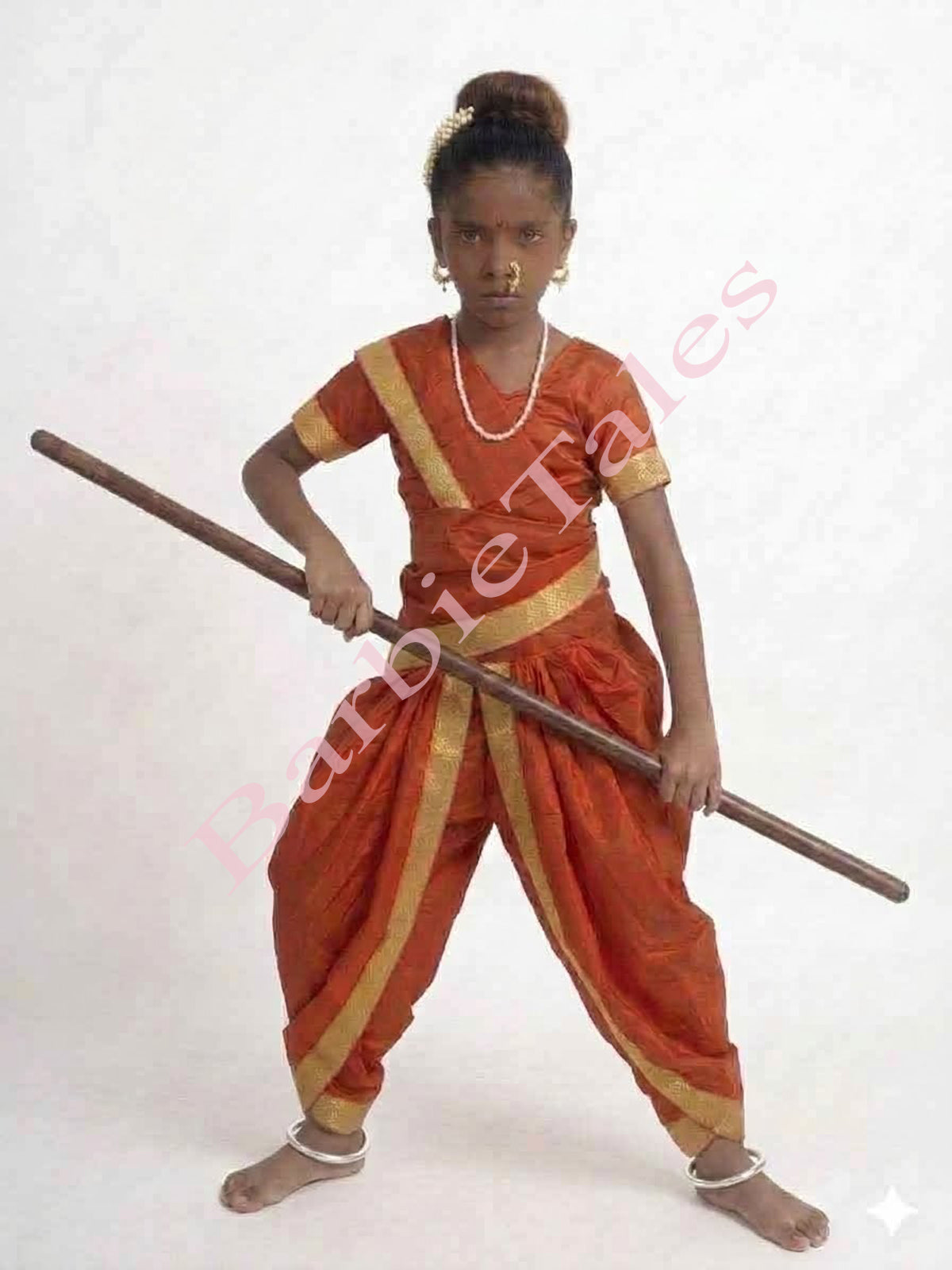 Veeranari Chakali Ilamma Onake Obava Kids Fancy Dress Costume