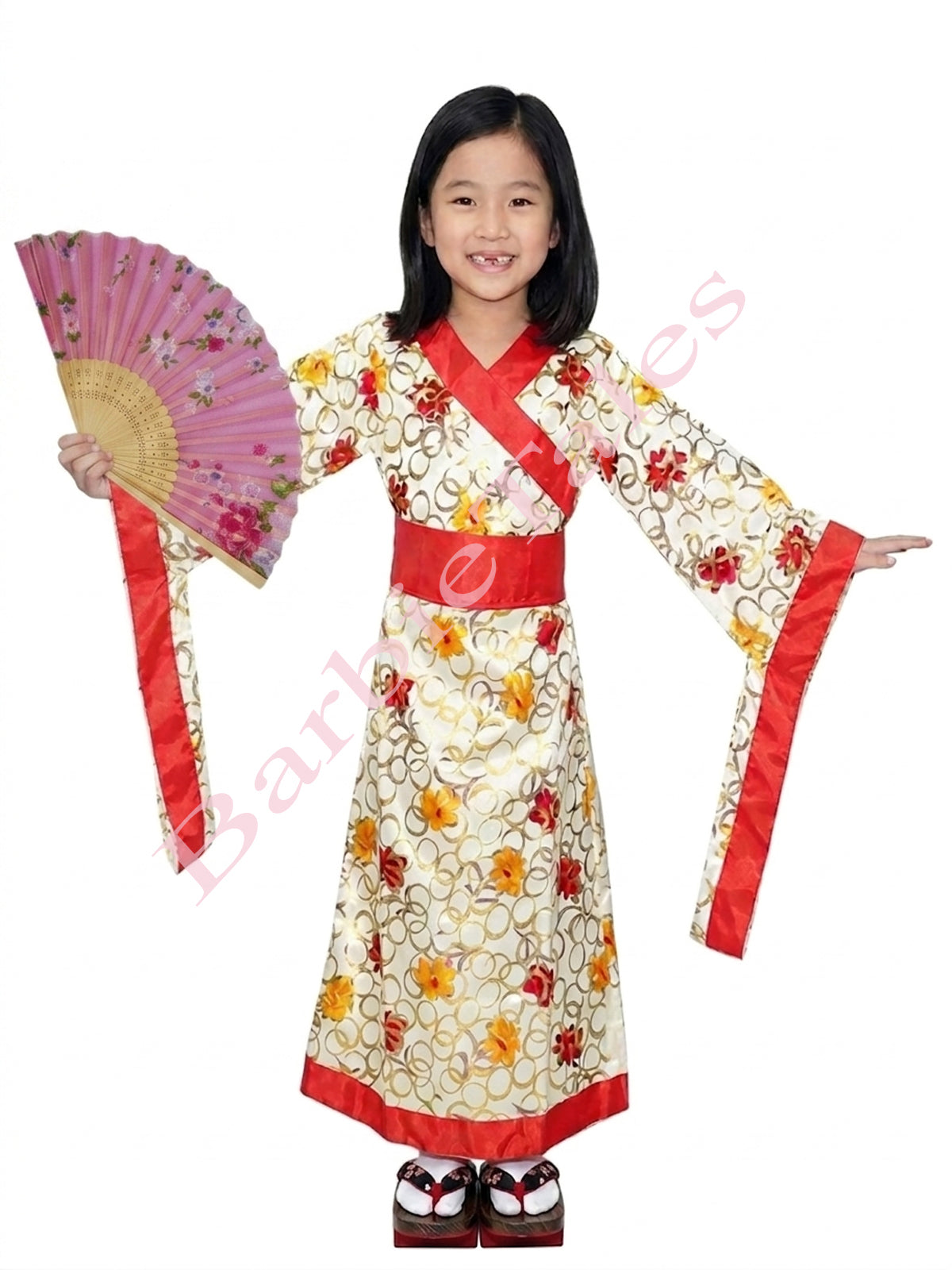 Japanese Girl Kimono  Kids Fancy Dress Costume