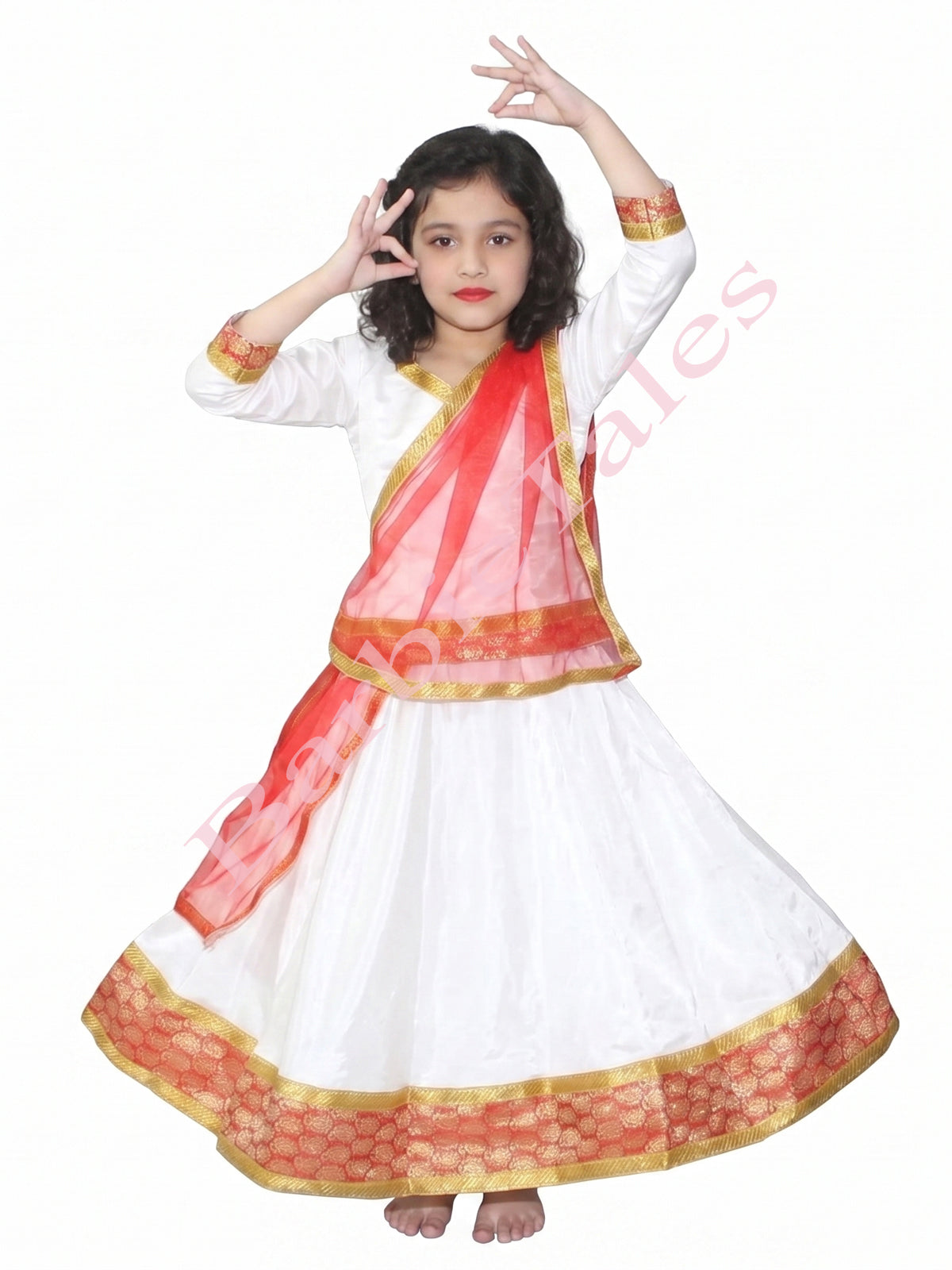 Kathak Lehenga Dress for Girl  Indian State Dance