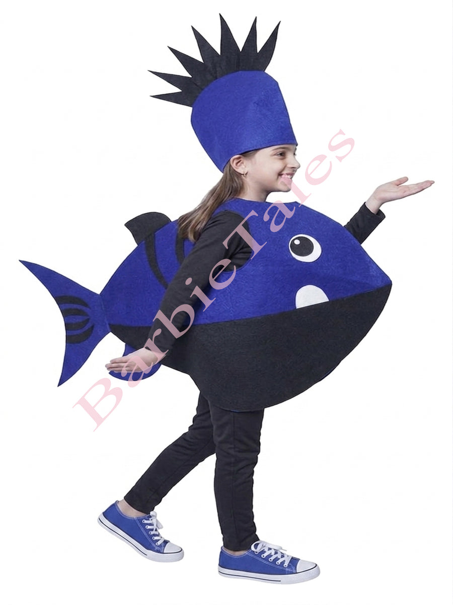 Shark Fish 3D Model Insect Kids Fancy Dress Costume