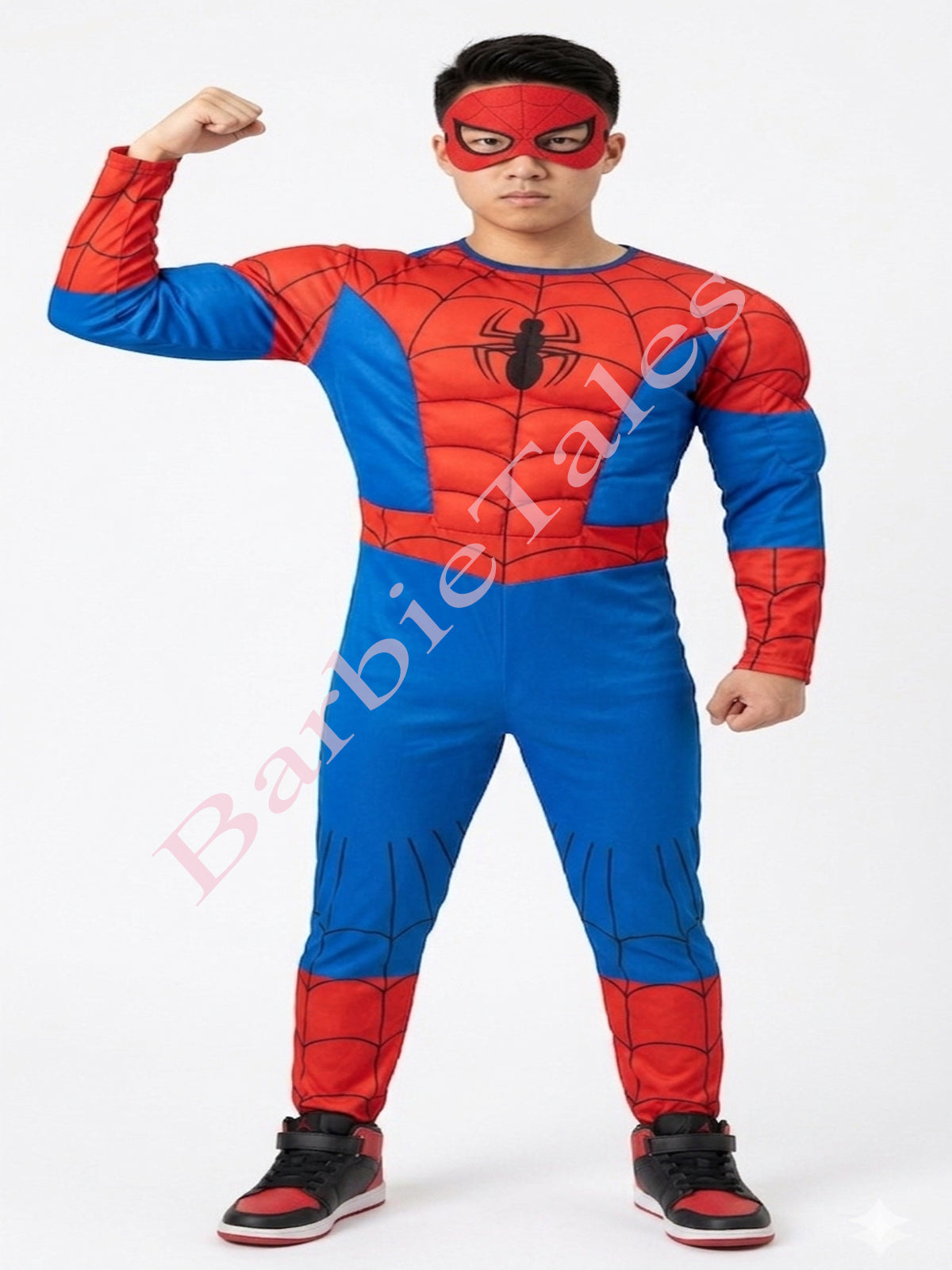 Spiderman Superhero Kids Fancy Dress Costume | Imported |Muscular