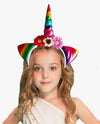 Unicorn Head band Hair -Tiara & Braid setset