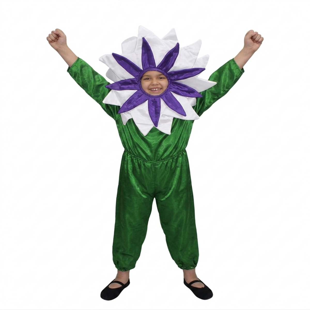 White Flower Kids Fancy Dress Costume