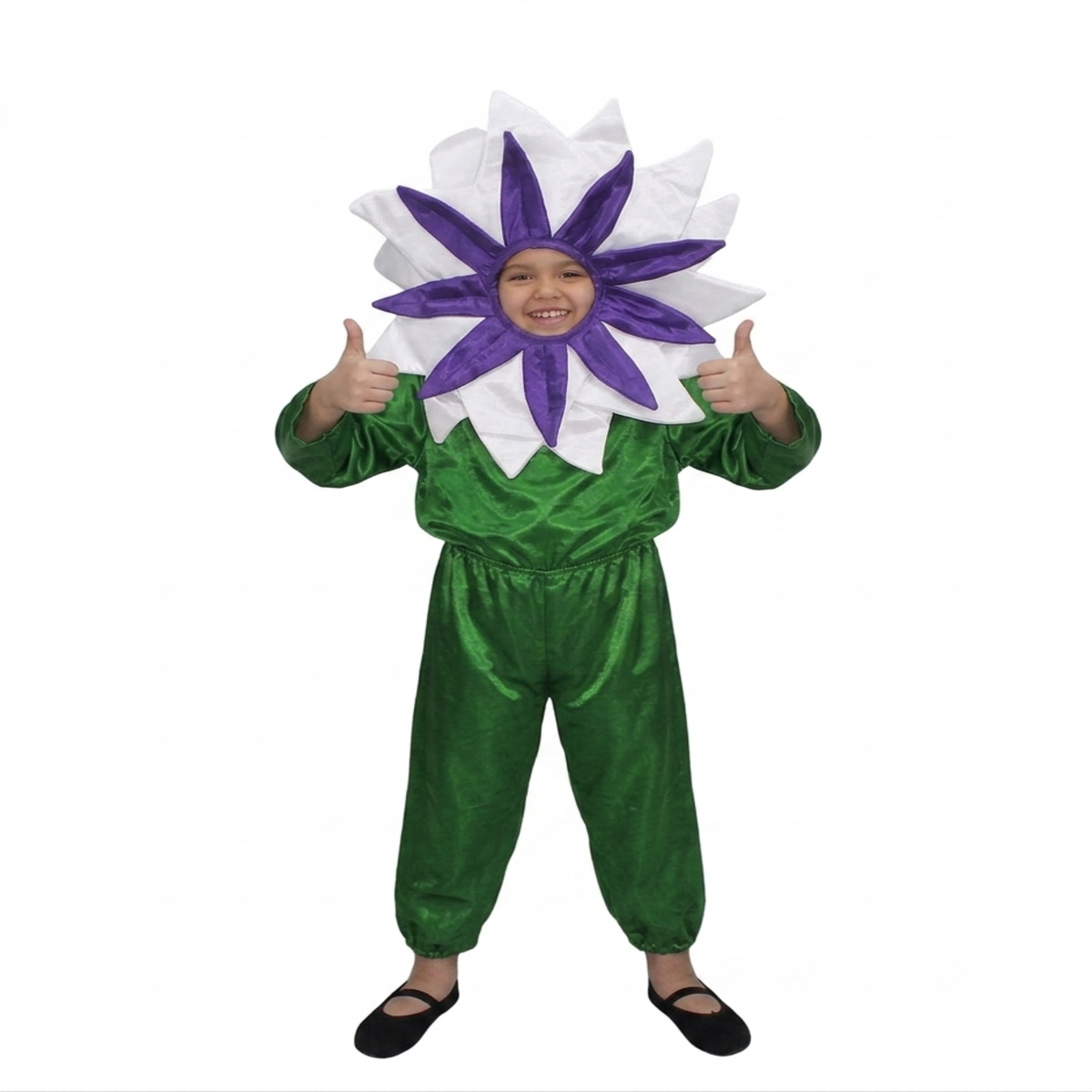 White Flower Kids Fancy Dress Costume