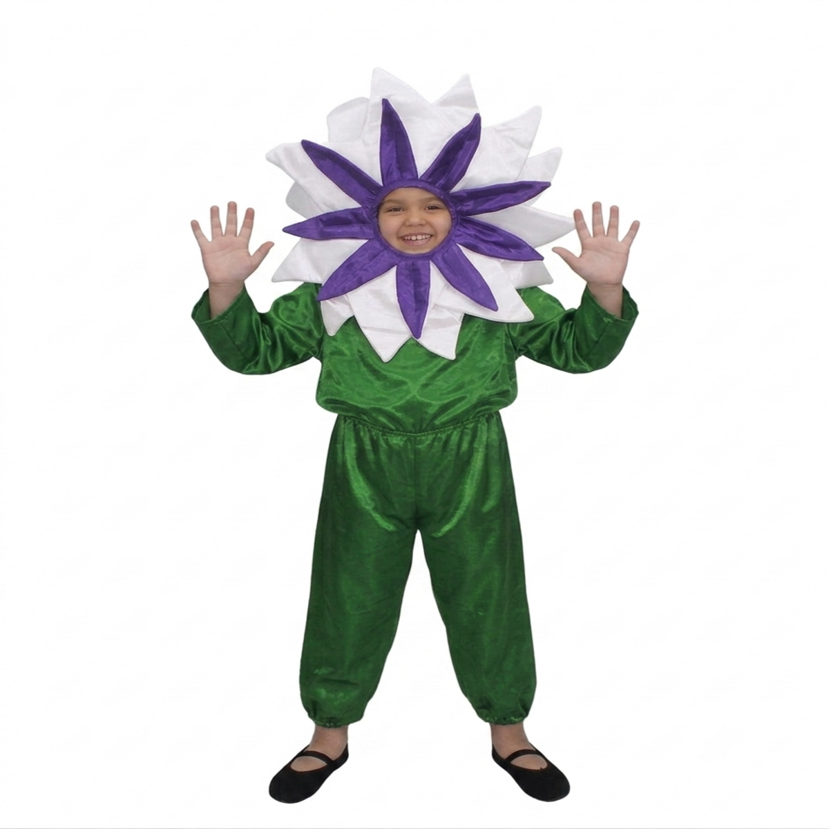 White Flower Kids Fancy Dress Costume