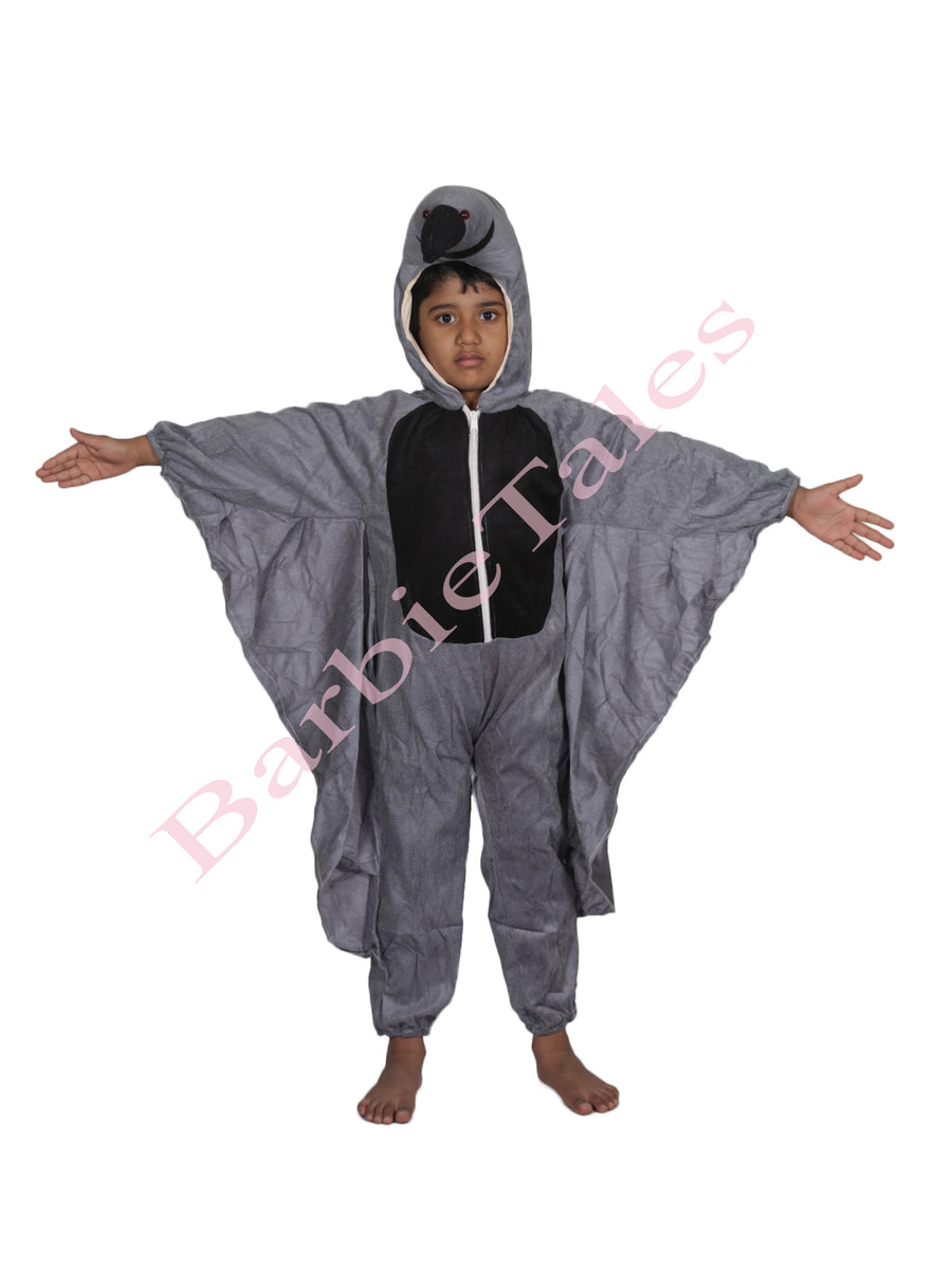 Pigeon Grey Bird Kids Fancy Dress Costume 