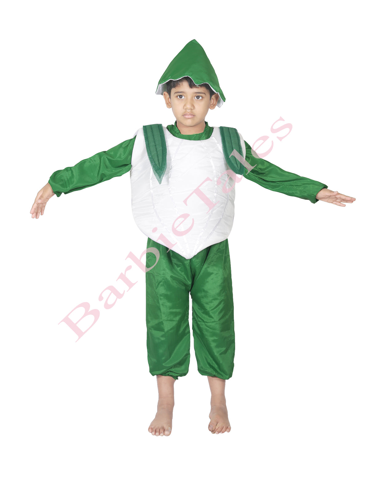 Peas fancy dress for kids,Vegetables Costume for School Annual function/ Theme Party/Competition/Stage Shows Dress