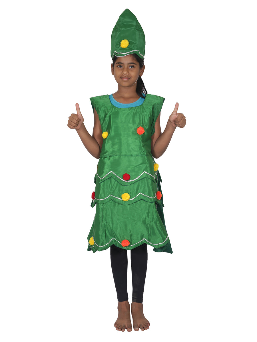 Christmas Tree New Year Kids Fancy Dress  Costume
