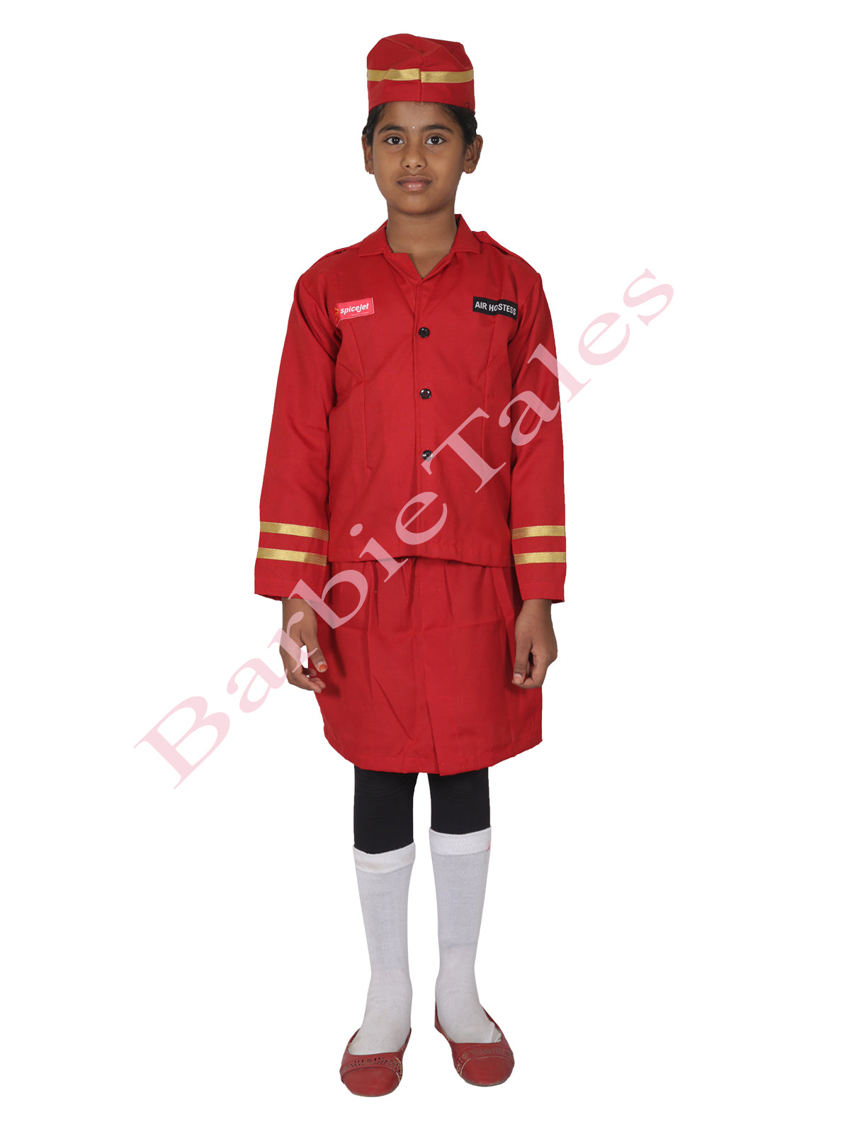 Child's air outlet hostess fancy dress