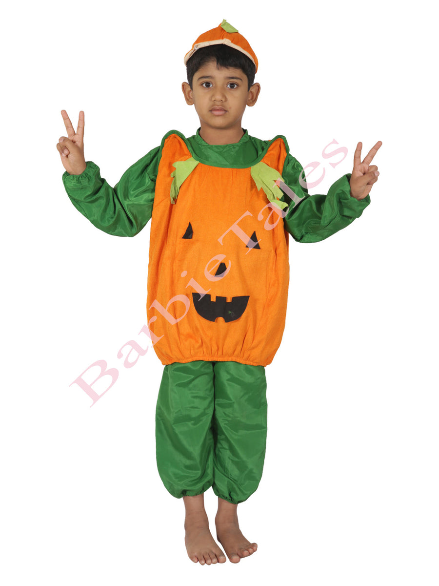 Pumpkin Vegetable Kids Fancy Dress Costume