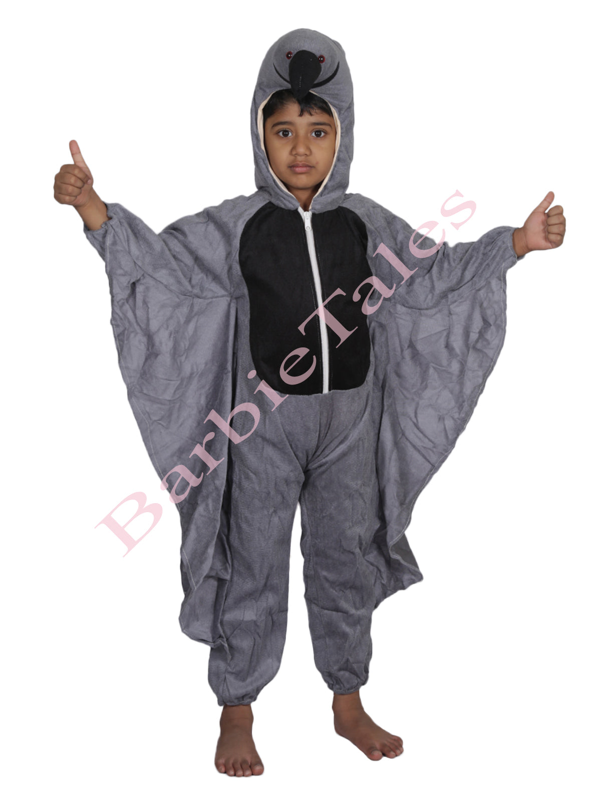 Pigeon Grey Bird Kids Fancy Dress Costume 