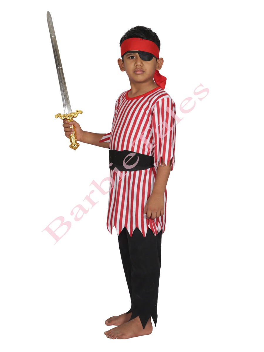 Sea Pirate Kids Fancy Dress Costume