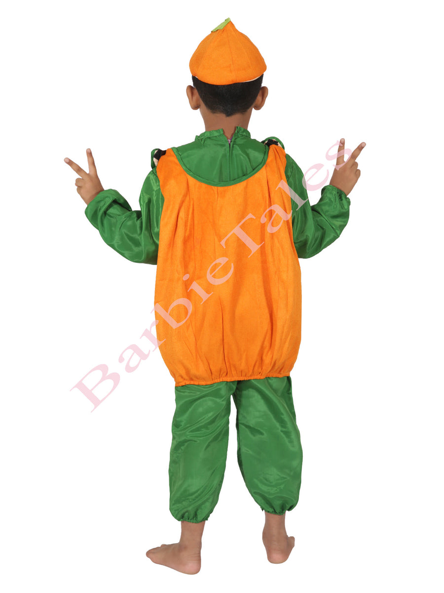 Pumpkin Vegetable Kids Fancy Dress Costume