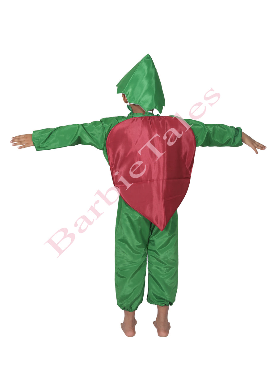 Beetroot Vegetable Kids Fancy Dress Costume