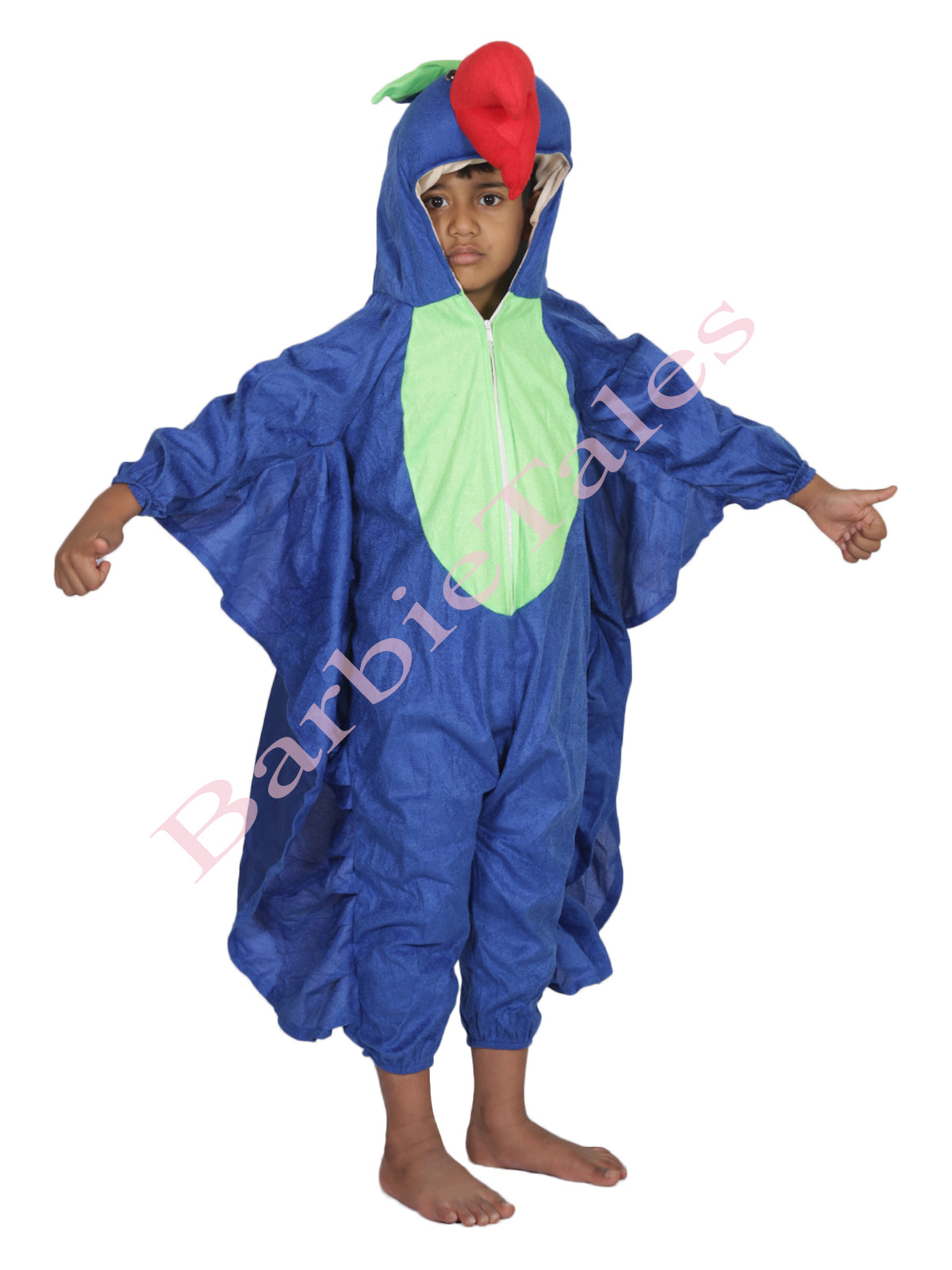 Peacock Bird Kids Fancy Dress Costume 