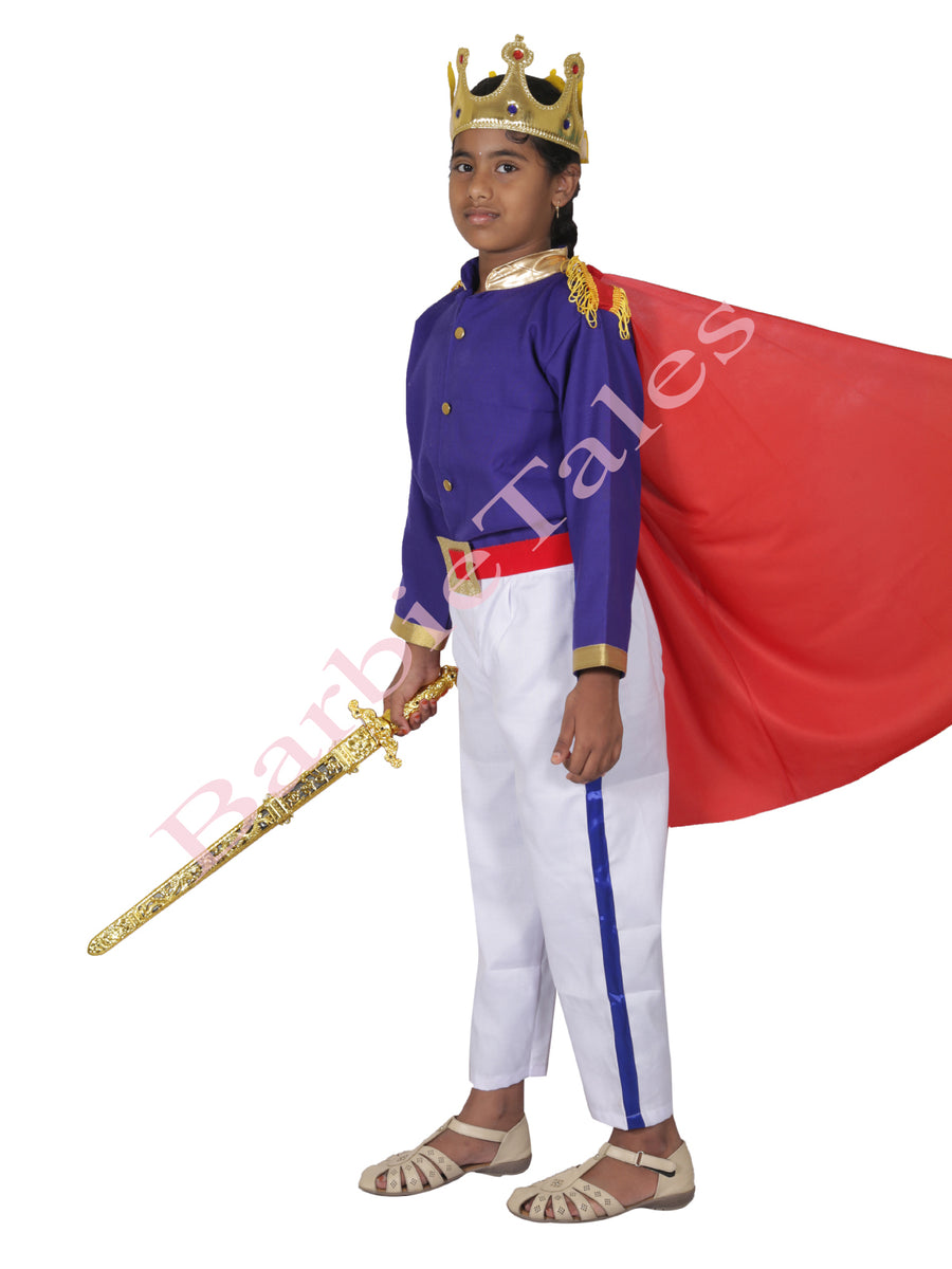 Prince Charming King Kids Fancy Dress Costume