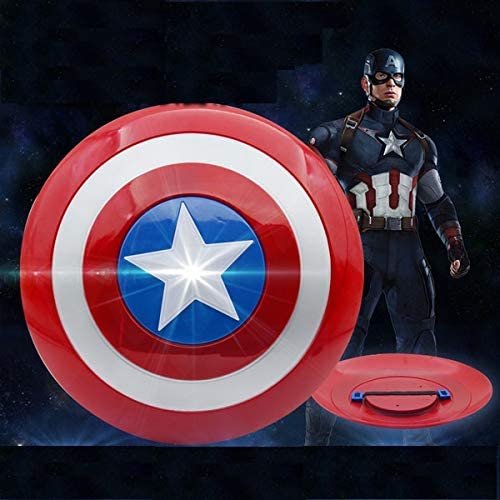 Captain America Shield Dhal Shining Plastic For Adults and Kids