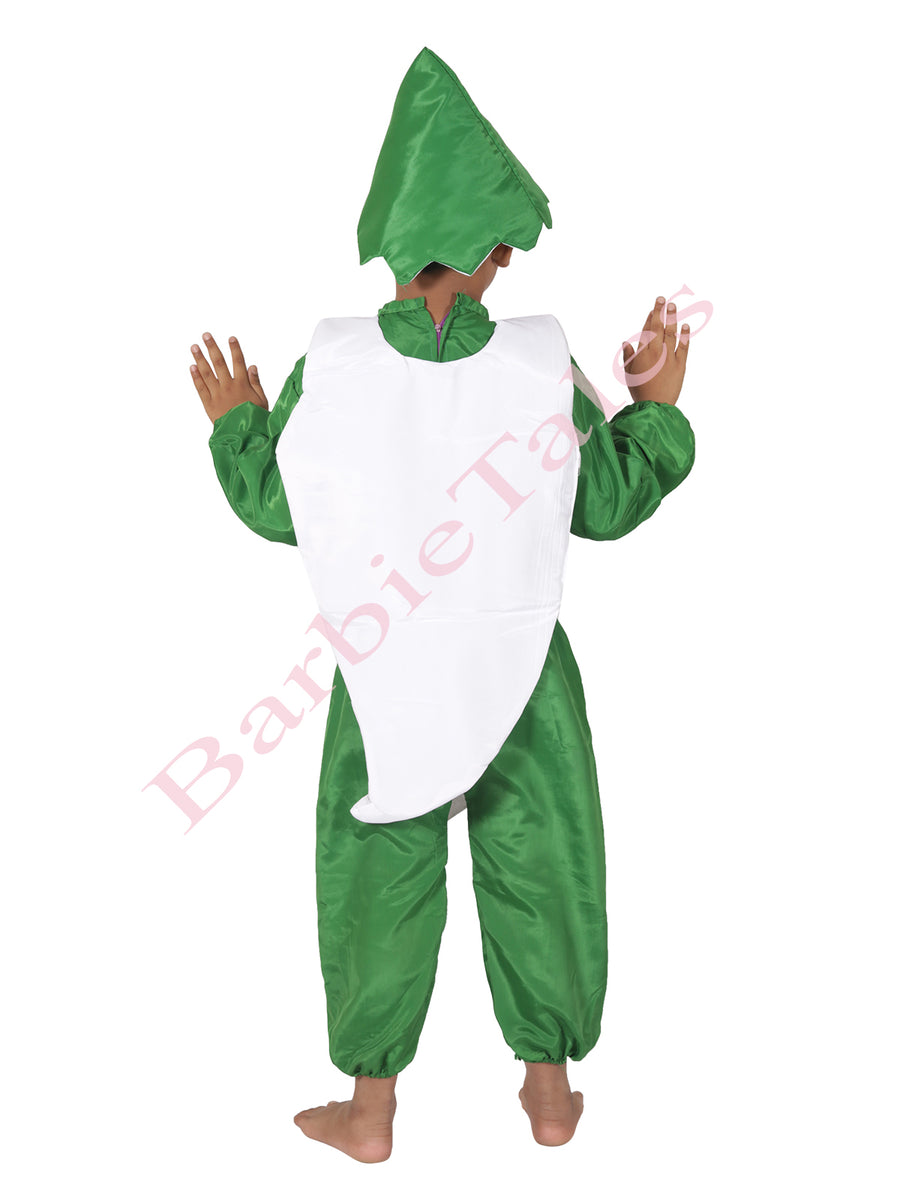 Radish Vegetable Kids Fancy Dress Costume