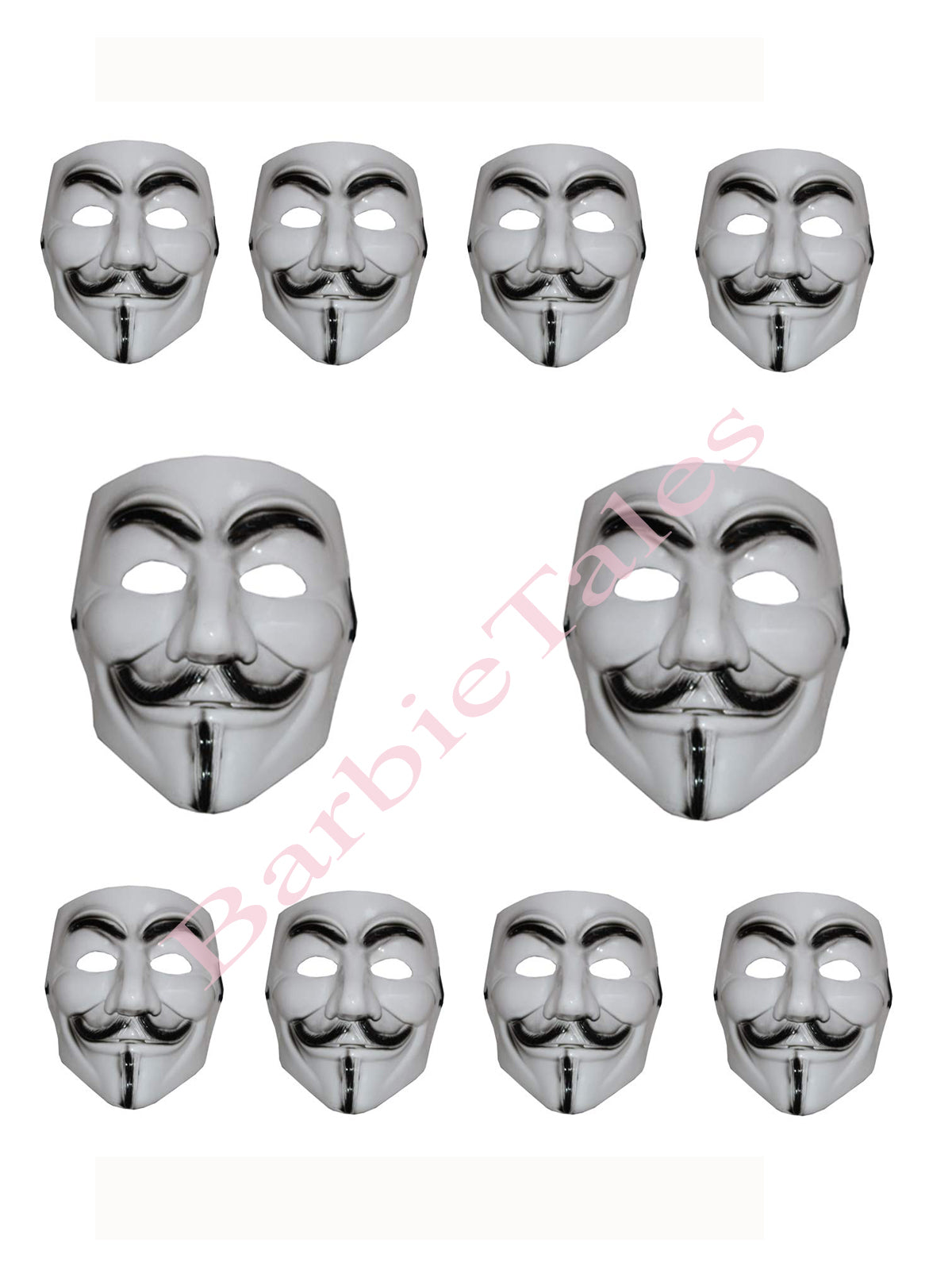 Vendetta Mono Play Mask Adult and Kids -Moustache