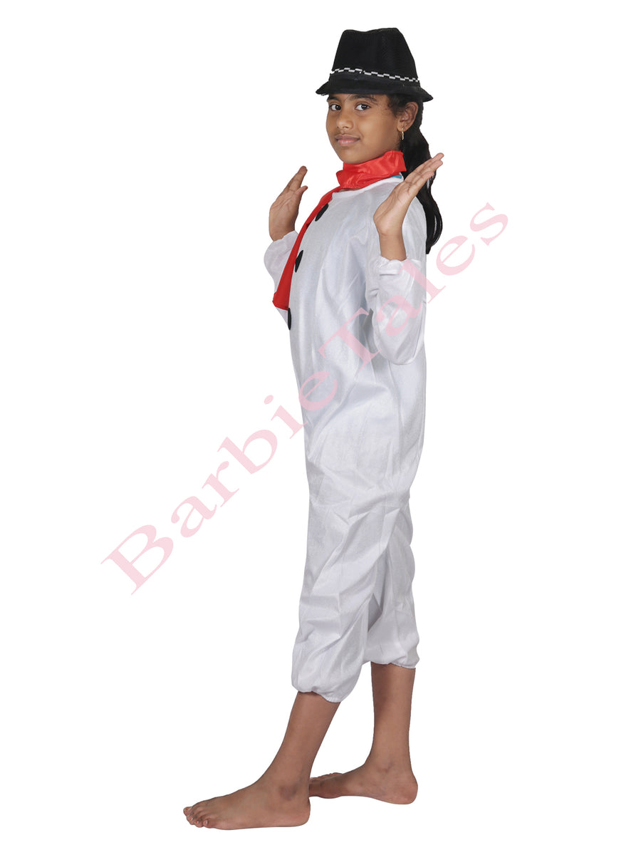 Snow Man Kids Fancy Dress Costume