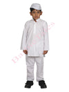 Jawahar Lal Nehru white Kurtha Pyzama Fancy Dress Costume