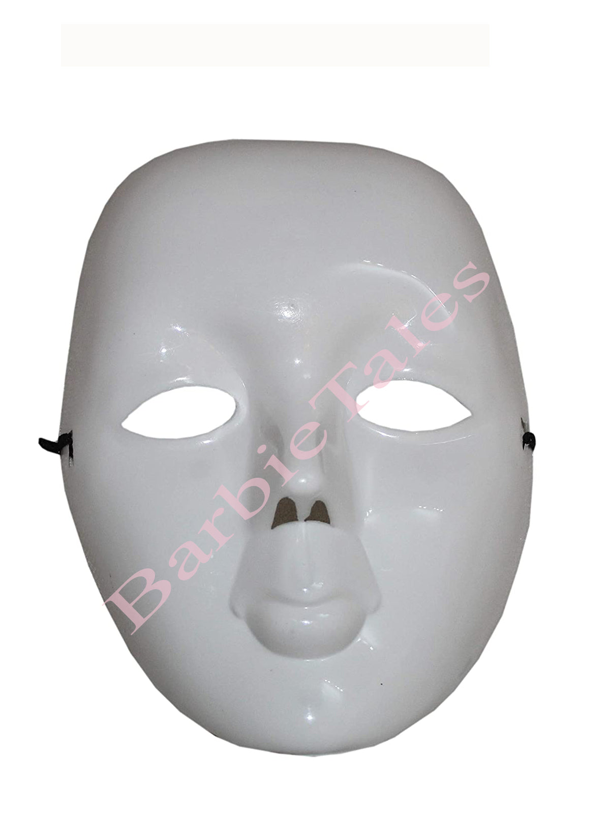 Mono Play  Mime Mask Adult and Kids -White -5 Pc SET