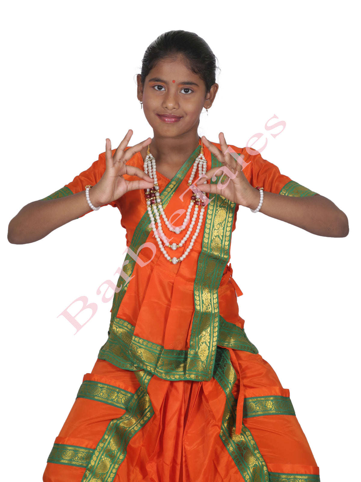Green Red Kids 4-11 Yrs Dance Pattu Pavadai Blouse Kuchipudi Bharatanatyam  Art Silk, Dharmavaram Kanchi Classical Dance Jewelry - Etsy