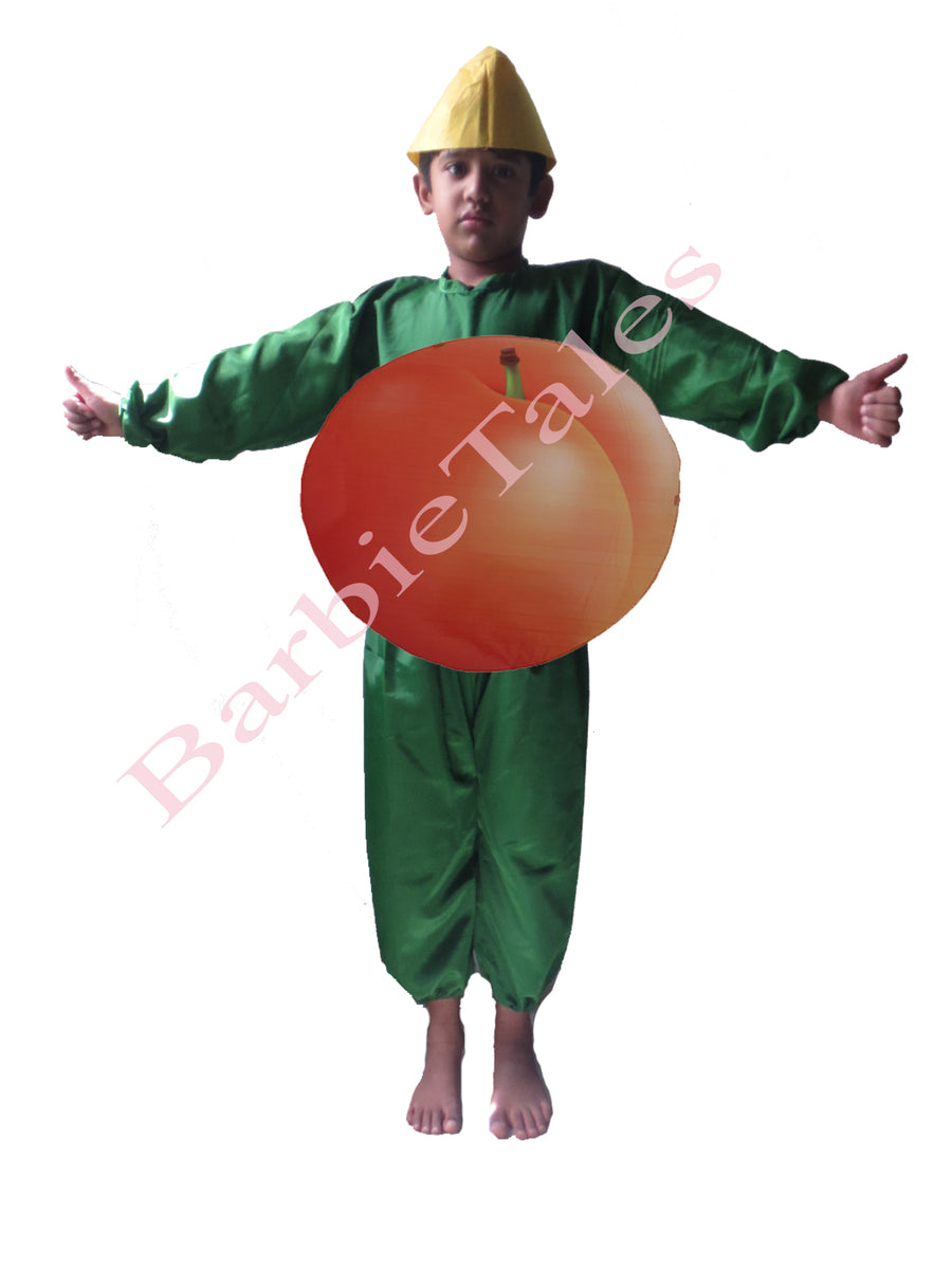 Papaya fancy dress for kids,Fruits Costume for School Annual function/Theme  Party/Competition/Stage Shows Dress