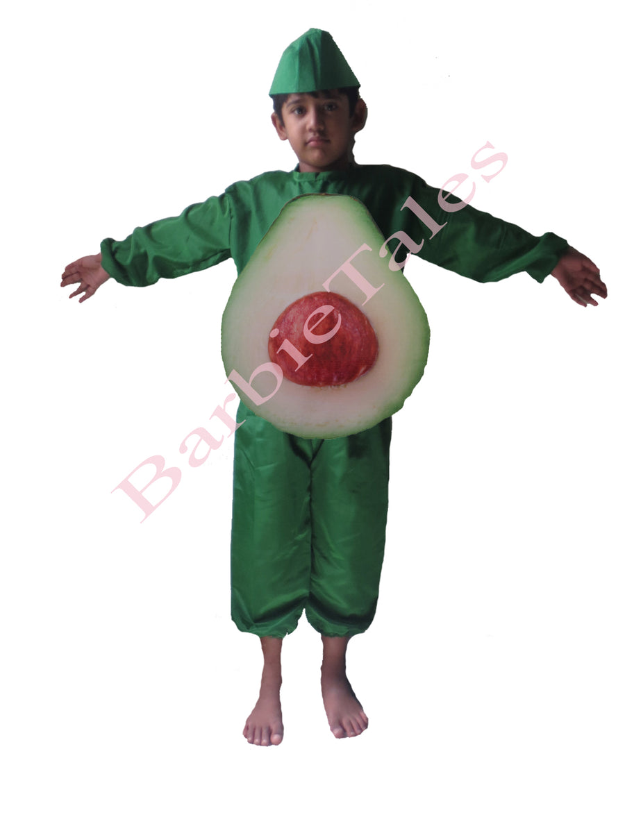 Green apple Fruit Kids Fancy Dress Costume - BarbieTales.com Green apple Fruit Kids Fancy Dress Costume - BarbieTales.com