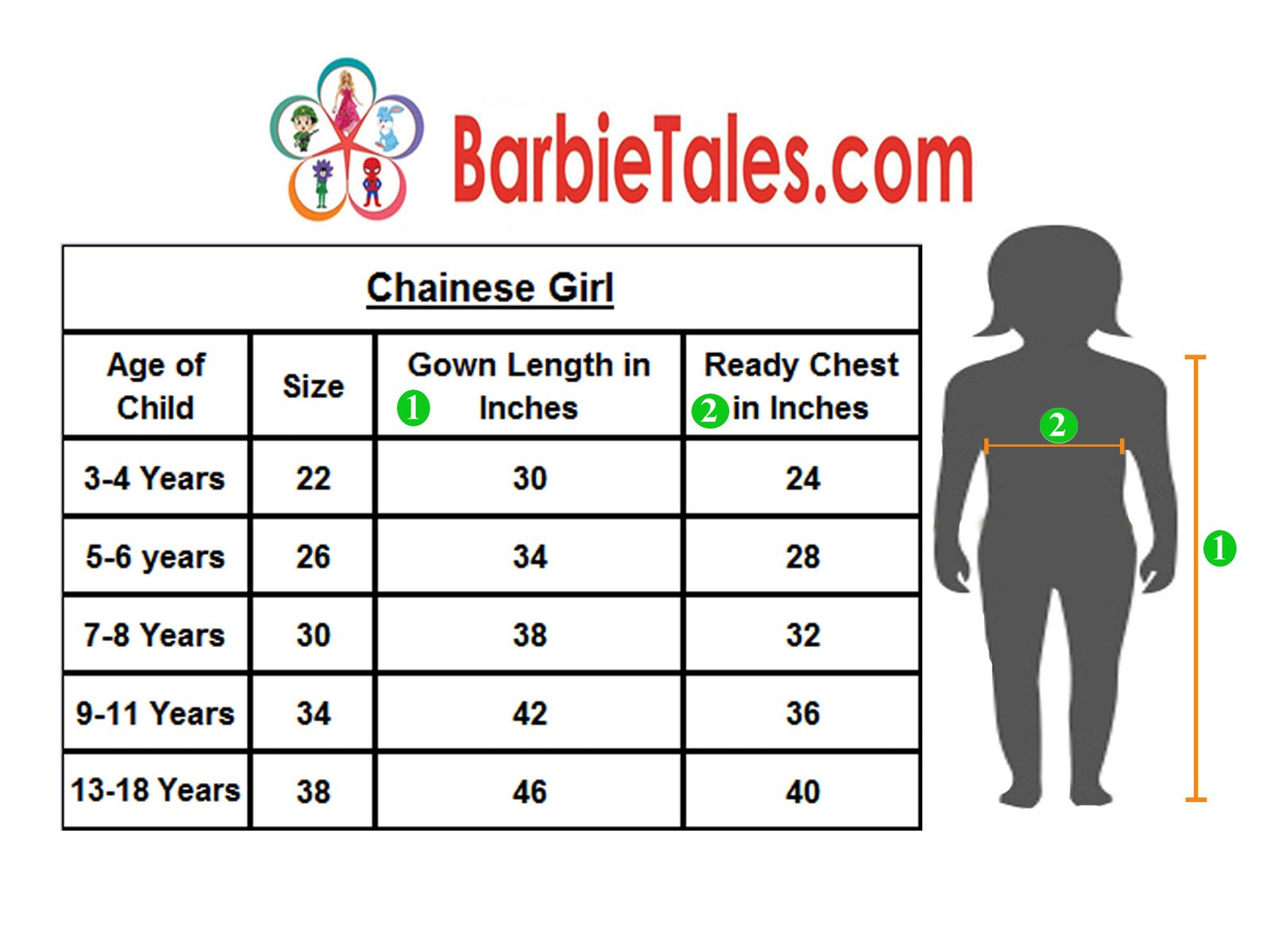 Chinese Girl Kids Fancy Dress Costume