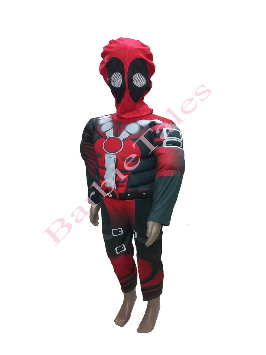 Deadpool Superhero Kids Fancy Dress Costume | Imported | Muscular