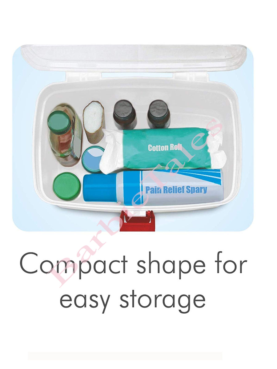 First Aid Kit Medical Box -  Plastic Utility Container  (White)