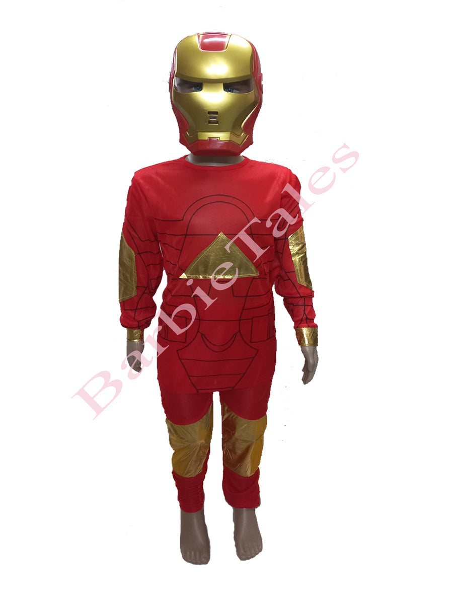 Iron Man Avengers Kids Fancy Dress Costume - Standard