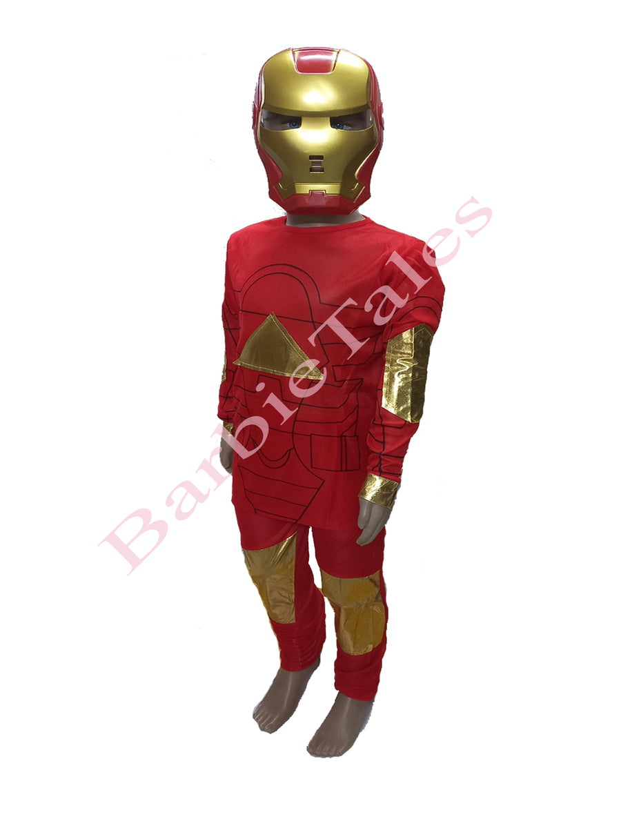 Iron Man Avengers Kids Fancy Dress Costume - Standard