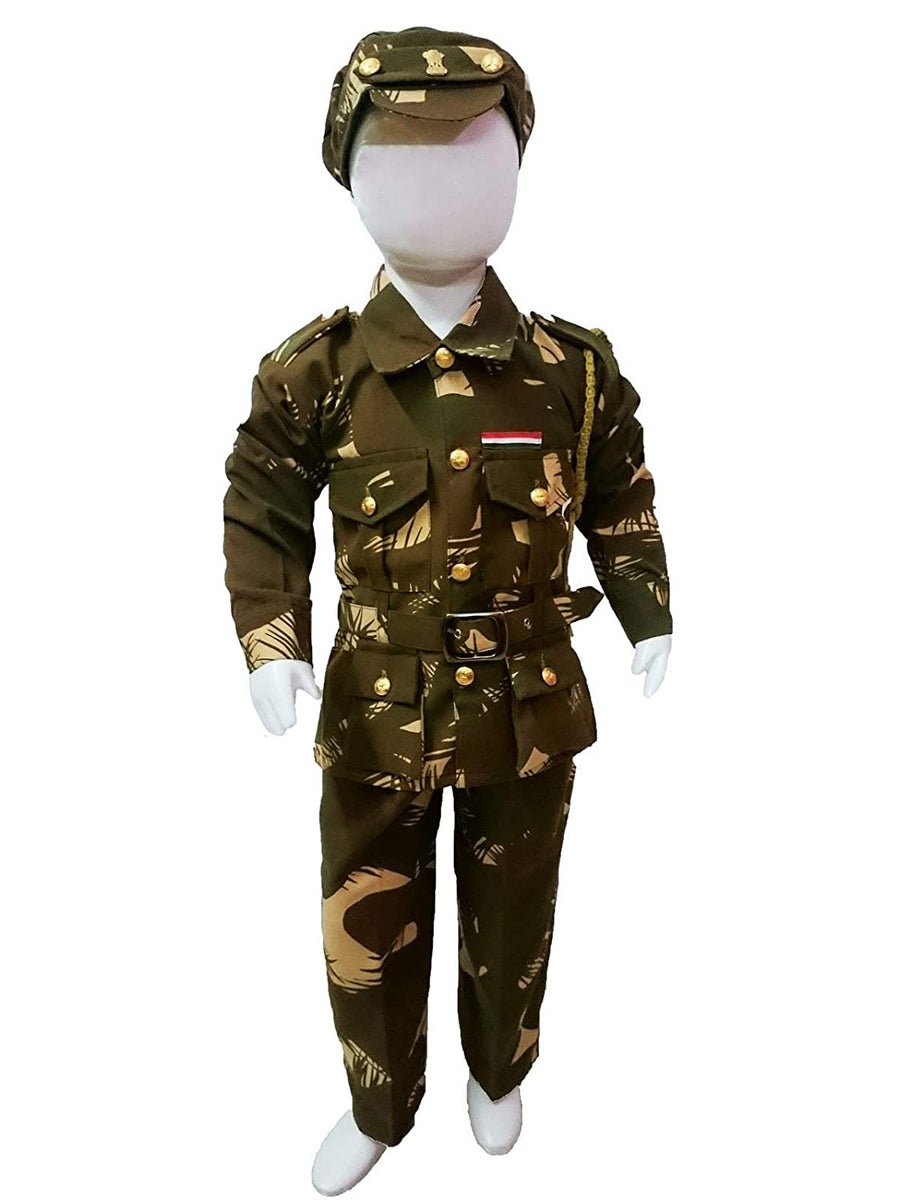 Military Army Fancy Dress for Kids