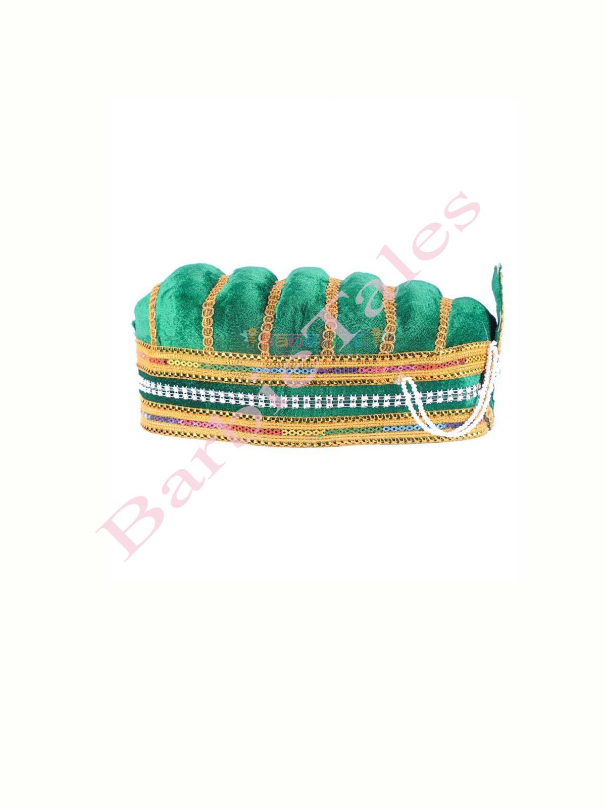 King Pagdi Turban Safa  For Adults & Kids-GREEN