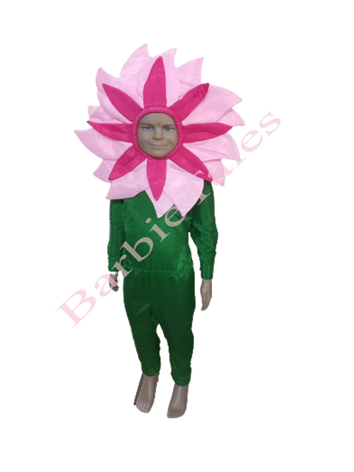 Pink Flower Kids Fancy Dress Costume