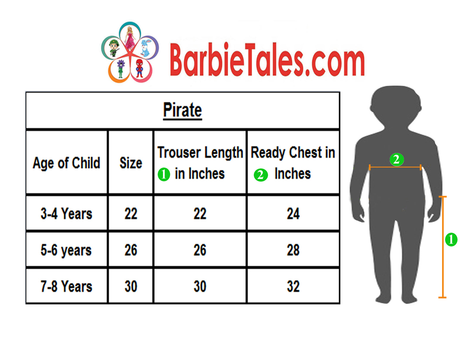 Sea Pirate Kids Fancy Dress Costume